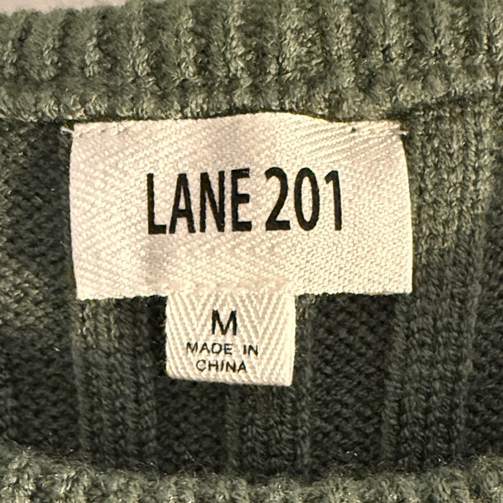 Green Ribbed Tank Top - Picture 2 of 3